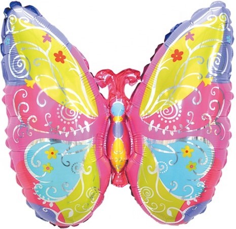 Мини фигура Экзотическая бабочка Розовый Falali