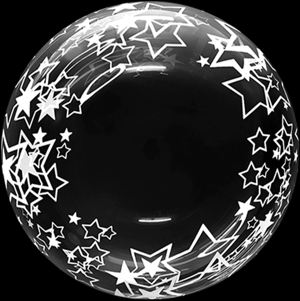 Шар Сфера (18/46 см) Звезды Прозрачный Кристалл Falali