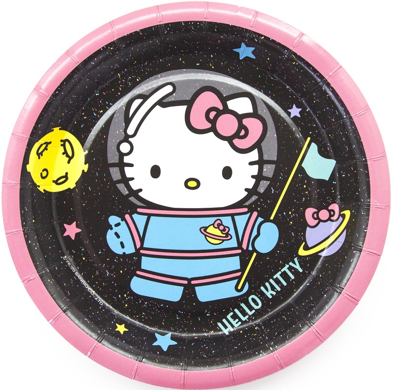 Тарелки (9/23 см) Hello Kitty С Днем Рождения! 6 шт