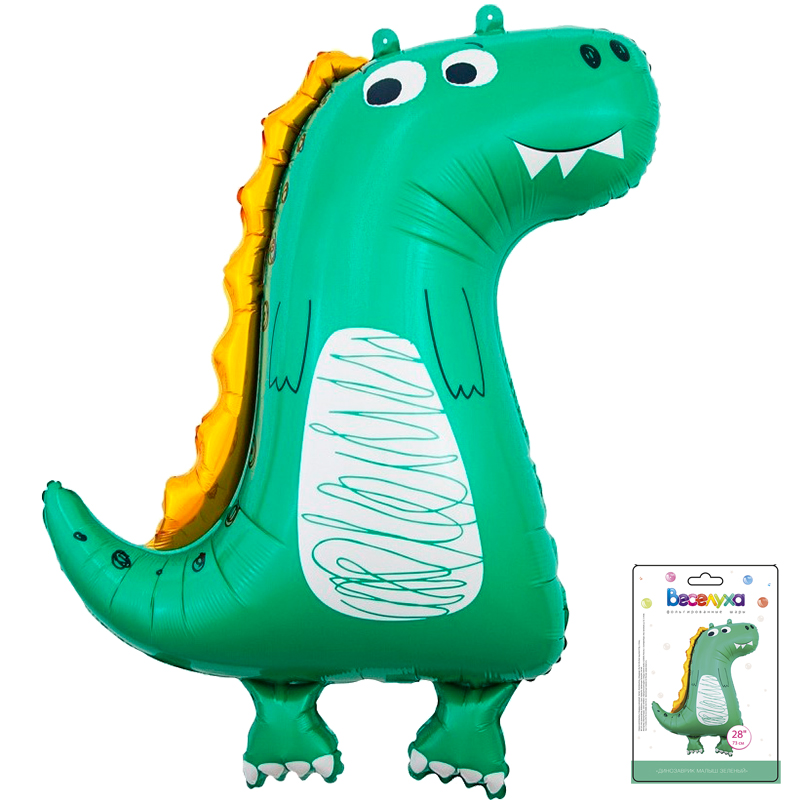 Фигура Динозаврик малыш зеленый в упаковке