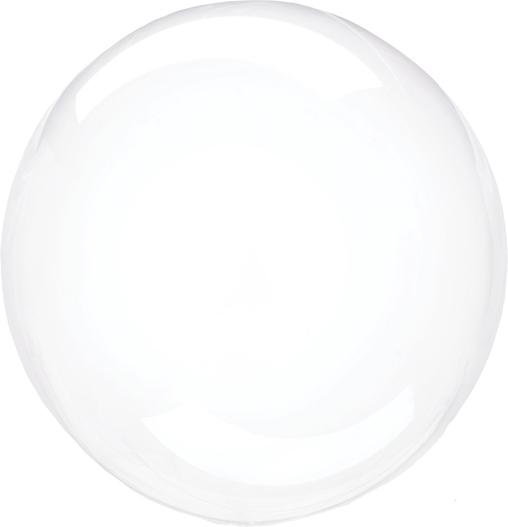 Шар Сфера 3D (22''/56 см) Прозрачный Кристалл FALALI