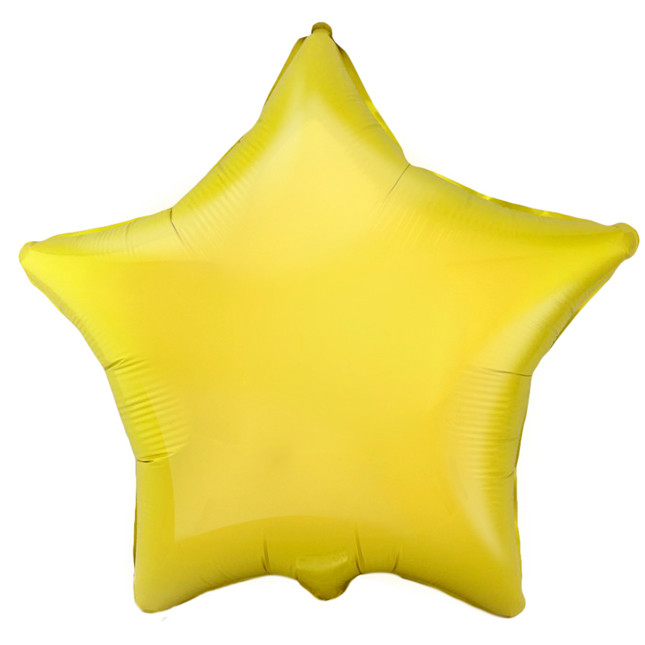 Шар (18/46 см) Звезда Жёлтый FLEXMETAL