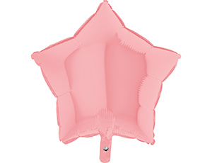 Шар (18/46 см) Звезда Макарунс Нежно-Розовый GRABO