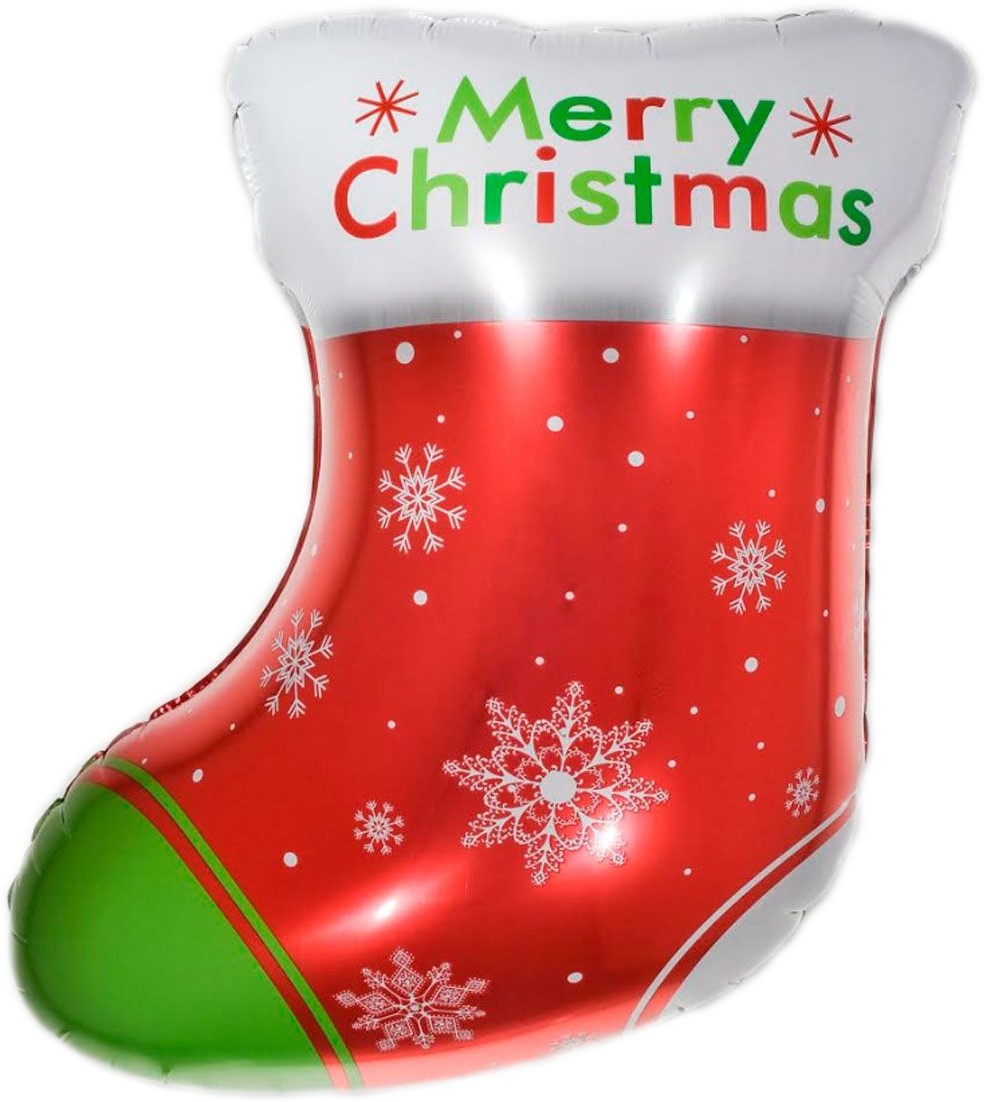 Фигура Новогодний носок для подарков Красный Falali