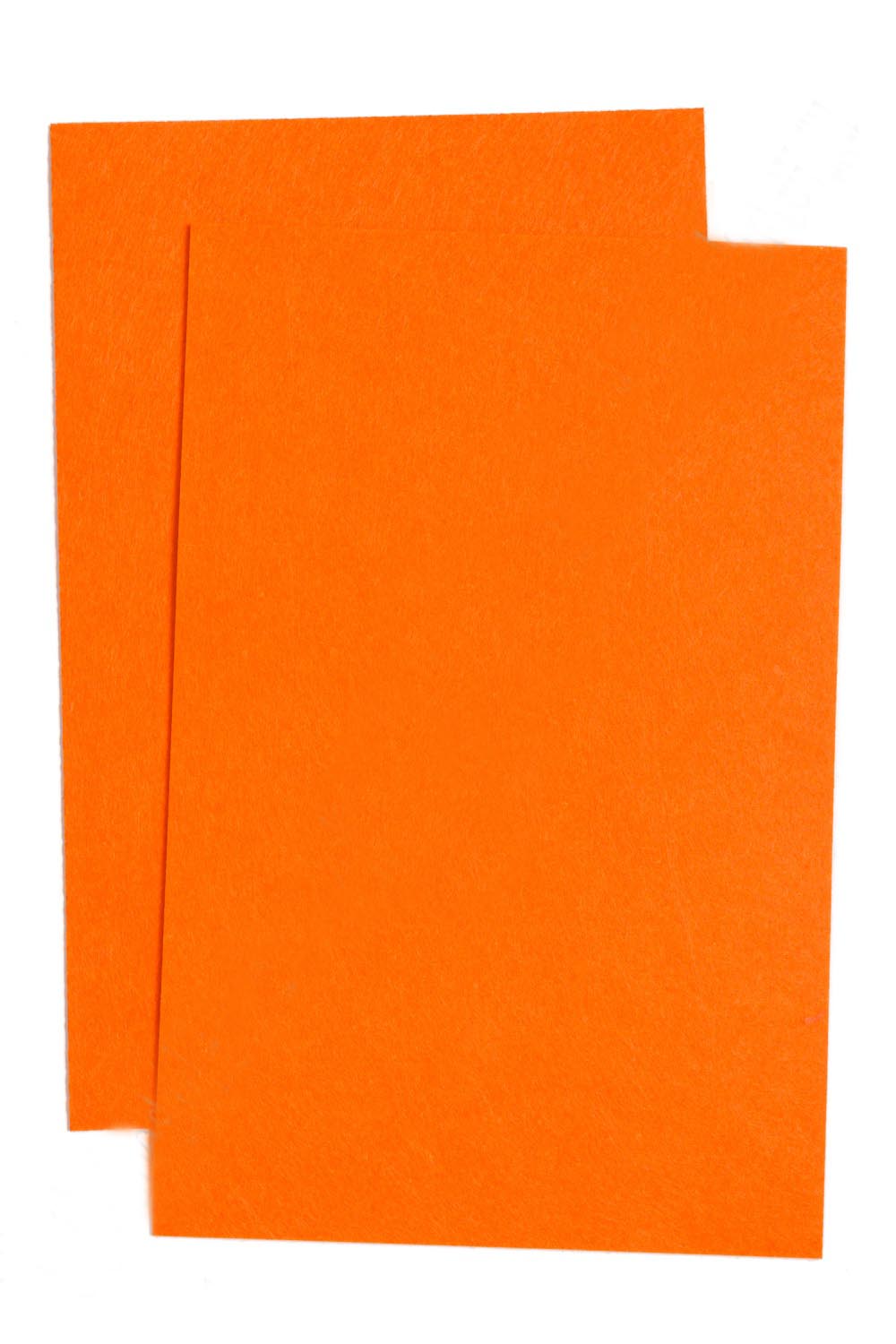 Фетр жесткий Ярко-оранжевый 1 мм (10 листов) SF-1943 №017