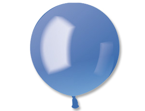 Шар (18/46 см) Пастель Светло-Синий 25шт GEMAR