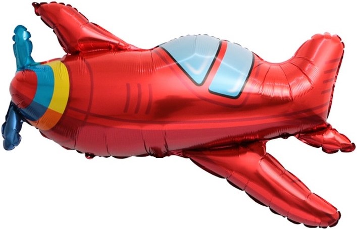 Мини фигура Самолет Красный Falali
