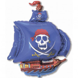 Пиратский корабль (синий) Фигура