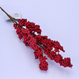 Ветка с ягодами искусственная 72см XY18-1423