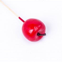 Вставка Яблоко Красный 4*12 см