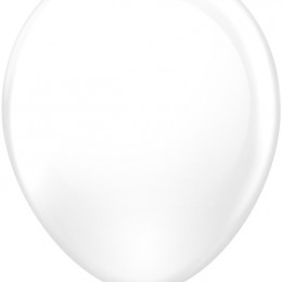 Шар (10''/25 см) Белый пастель 100 шт Шаринг
