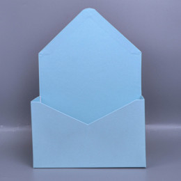 Коробка в Форме Конверта Светло-Голубой 35*23*8см