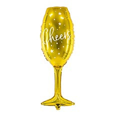 Фигура Бокал CHEERS Gold PartyDeco