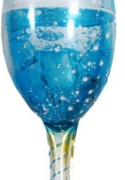 Фигура Бокал Шампанское Голубой Falali