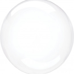 Шар сфера (24''/61 см) 3D Прозрачный Кристалл 1 шт Falali