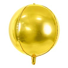Шар Сфера 3D (16/41 см) Металлик Gold