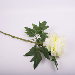 Интерьерные цветы пион салатовый 65см