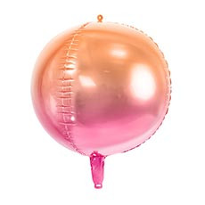 Шар Сфера 3D (16/41 см) Омбре Pink Orange