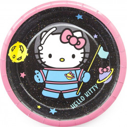 Тарелки (9/23 см) Hello Kitty С Днем Рождения! 6 шт