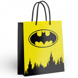 Пакет подарочный Batman Жёлтый 33.5*40.6*15.5 см
