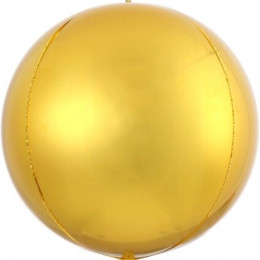 Шар Сфера 3D (20''/51 см) Золото 1шт FALALI