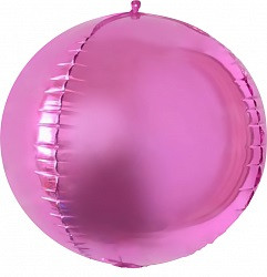 Шар Сфера 3D (24''/61 см) Розовый FALALI