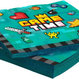 Салфетки Game Time Пиксели 33см 20шт