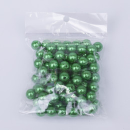 Бусинки 10мм Зелёный №135 (SF-1447) 50гр