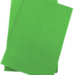 Фетр жесткий Зелёный 1 мм (10 листов) SF-1943 №044