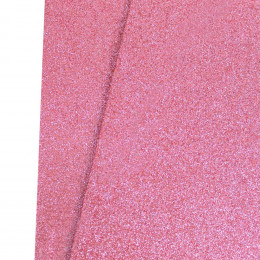 Фоамиран глиттерный Розовый самоклеющийся (10 листов) SF-1957 №005