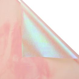 Пленка голограмма "Хамелион", 60см*60см, 20 листов, цвет персиковый