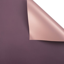 Пленка матовая двусторонняя, 60см*60см, 20 листов, цвет фиолетовый