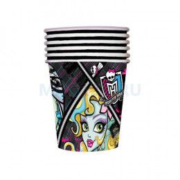 Стаканы Monster High 250мл 8 шт