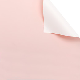 Пленка матовая двусторонняя, 58см*58 см, 20 листов, розовый/белый