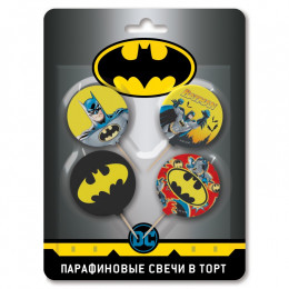 Свечи для торта Batman 4шт