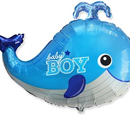 Кит BABY BOY голубой Фигура