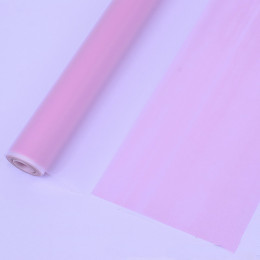 А Пленка матовая с рисунком Полосы широкие нежно розовый 60см 200гр